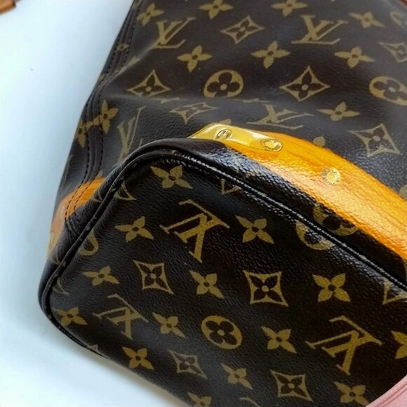 Louis Vuitton LV Tote Bag M40156 Neverfull MM Brown Monogram 4724792 - Picture 9 of 16